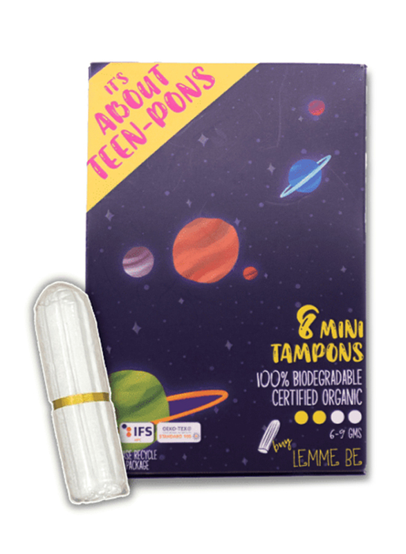 

Lemme Be Light Flow Tampons, 8 Pieces