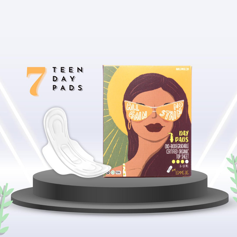 

Lemme Be Teen Day Pads, 7 Pads