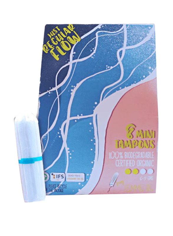 

Lemme Be Medium Flow Tampons, 8 Pieces