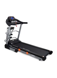 Sky Land 5.5 Hp Peak Dc Motor Foldable Treadmill with Massager and Built-In Bluetooth Speaker for Home and Office Use, EM-1272, Black/Grey