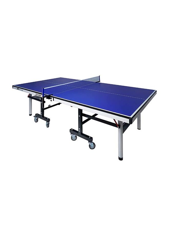 Sky Land Professional Movable Ping Pong Folding TT Table, EM-8007, Blue