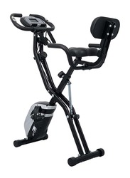 Sky Land Fitness X-Bike Indoor Cycling Exercise Spin Bike with Digital Monitor & Resistance Controller Fitness for Home, EM-1549, Black