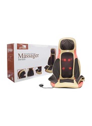 Sky Land Neck and Back Massager with Heat-Kneading Massage Chair, EM-5225, Beige/Black