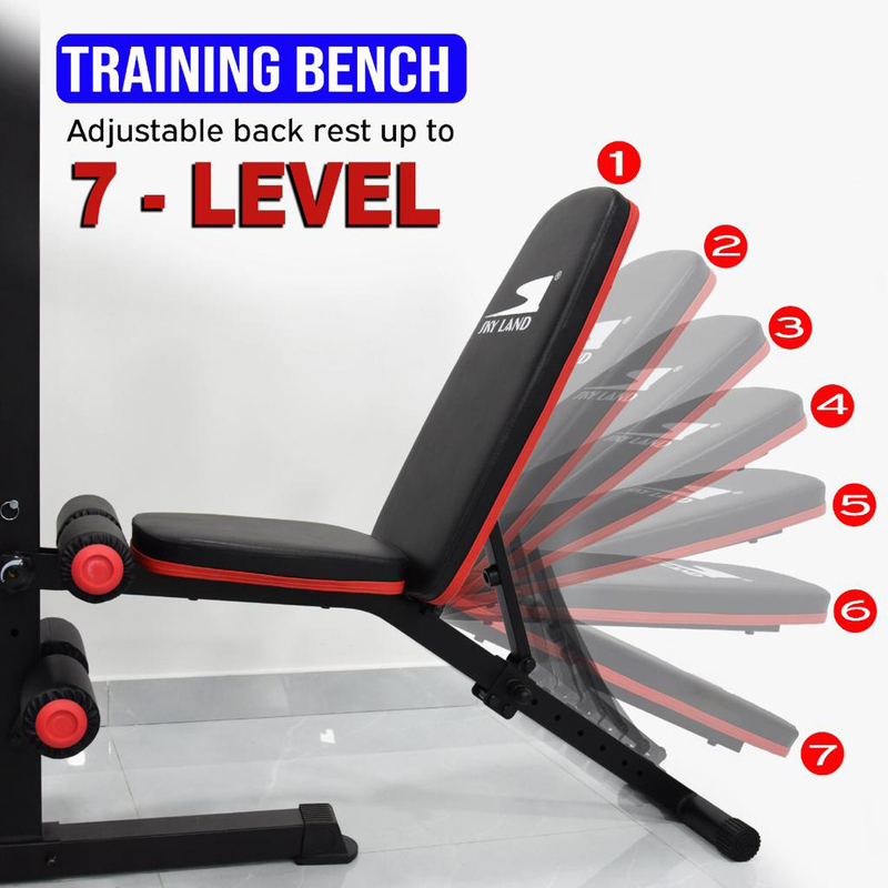 Sky Land 3 Station Multifunctional Home Gym, GM-8144, Black