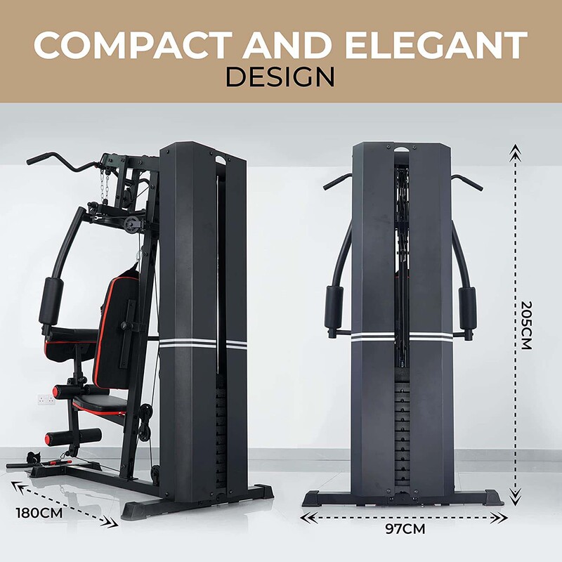 Sky Land Single Station Home Gym, GM-8137, Black