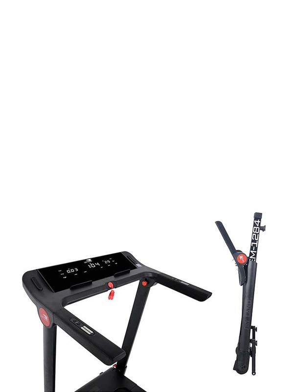 Sky Land 5.0Hp Peak Motor Treadmill with Bluetooth Speaker & App, Speed (1-14kph) Soft Touch Key, Preset Programs and 15% Auto Incline, EM-1284, Black