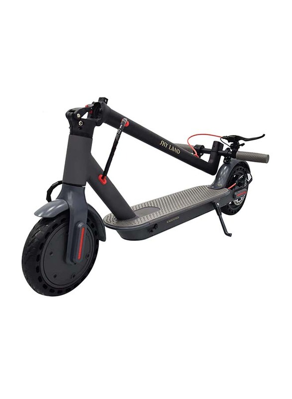 Sky Land Pro Electric Scooter with 3 Level Speed in Fixed Digital Speedometer On Board-E Scooter and Top Speed 25km/hr, EM-1603-B, Black, All Ages
