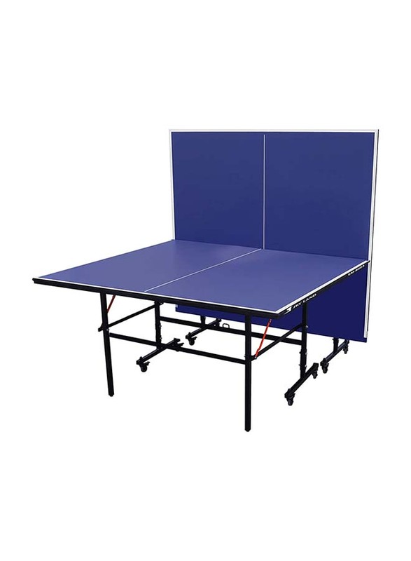 Sky Land Single Folding Movable Ping Pong TT Table, EM-8003, Blue
