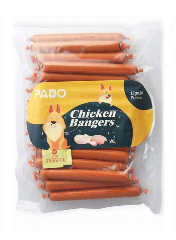 

Pado Chicken Sausage Treat Dog Dry Food, 15 x 30g