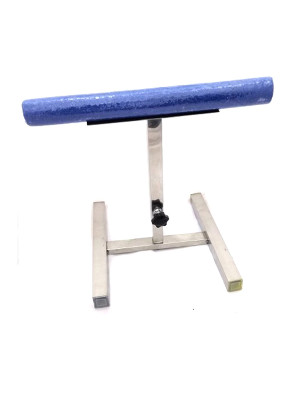 

Pado Table Stand of Parrot, Small, Silver/Blue