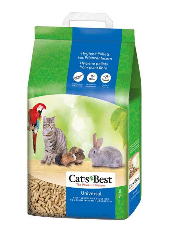 

Cat's Best Jrs Universal Animal Absorption Litter, 4Kg, Green