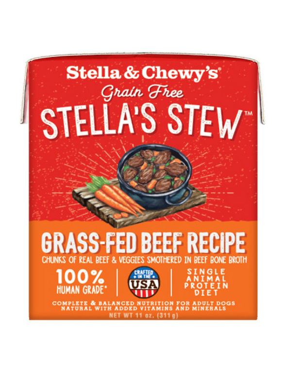 

Stella & Chewy's Stella’s Stew Cage Free Grass Fed Beef Dog Dry Food, 311g