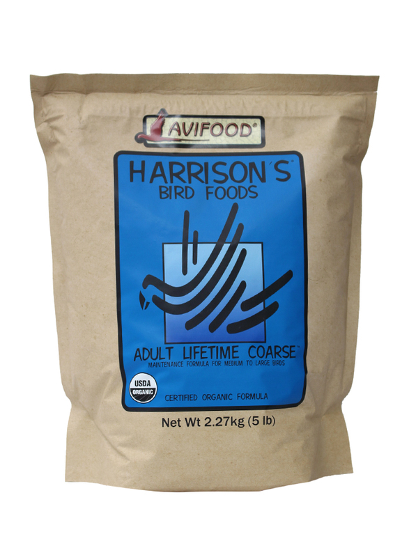 

Harrison's Adult Lifetime Coarse Maintenance Medium to Large Dry Birds Food, 2.27Kg