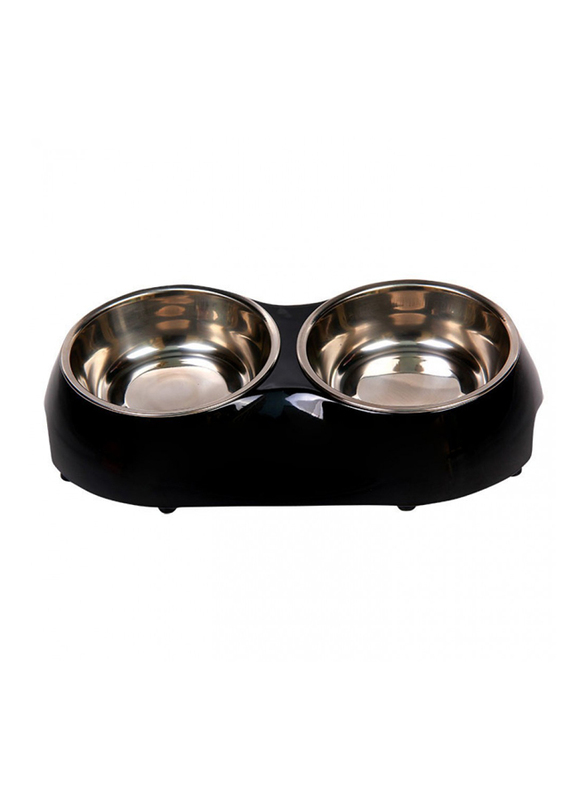 

Nutra Pet Steel Double Bowl, 700ml, Blue