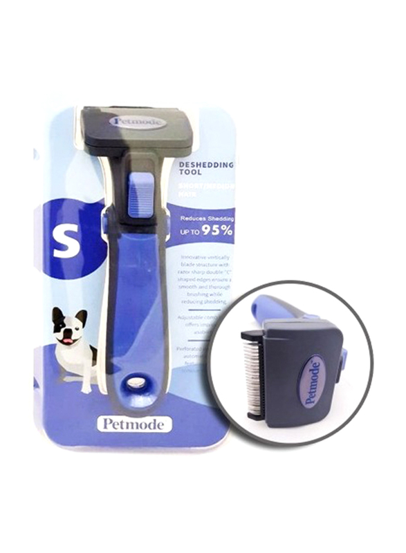 

Petmode Deshedding Tools, Small, Blue