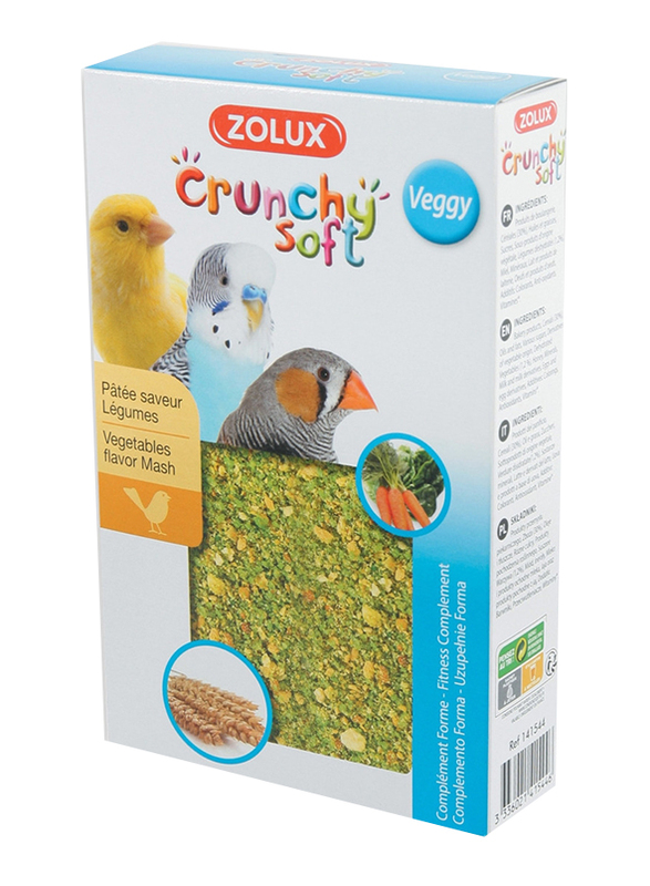 

Zolux Crunchy Soft Veggy Dry Bird Food, 150g