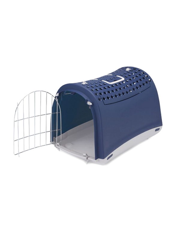 

Imac Linus Cabrio Dog Carrier, Medium, Blue/Grey