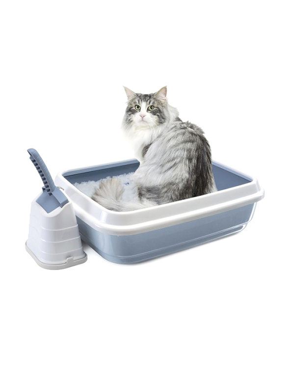 

Imac Cat Litter Box, Medium, Grey