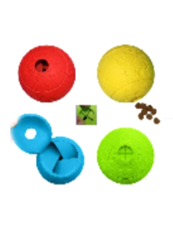 

Smartlove Rubber Snack Ball Toy, Multicolour