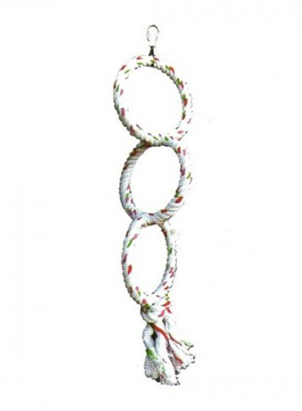 

Pado IN:057 Natural Bird Toy Triple Swing, Medium, White