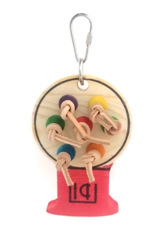 

Pado IN:02608 Natural Bird Toy Circle Shaped with 14 Buttons, Small, Multicolour