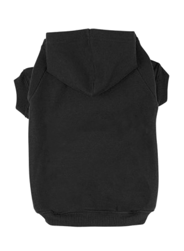 

Pets Club Blank Design Dog Hoodie, X-Large, Black