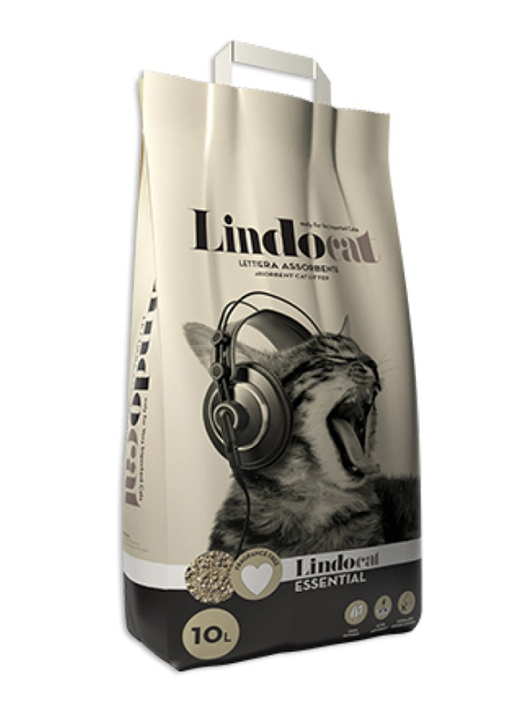 

Lindocat Essential Cat Litter, 20Liter, Grey