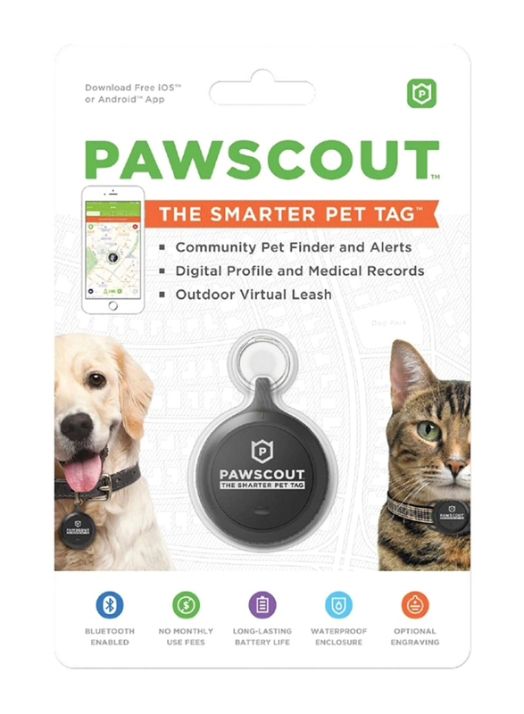 

Pawscout Smarter Cat Tag, Black