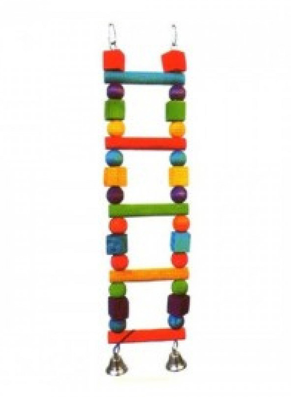 

VanPet Ladder Bird Toy for Small & Medium Birds, Large, Colourful