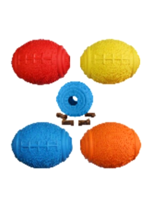 

Smartlove Rubber Snack Rugby Ball, Medium, Multicolour