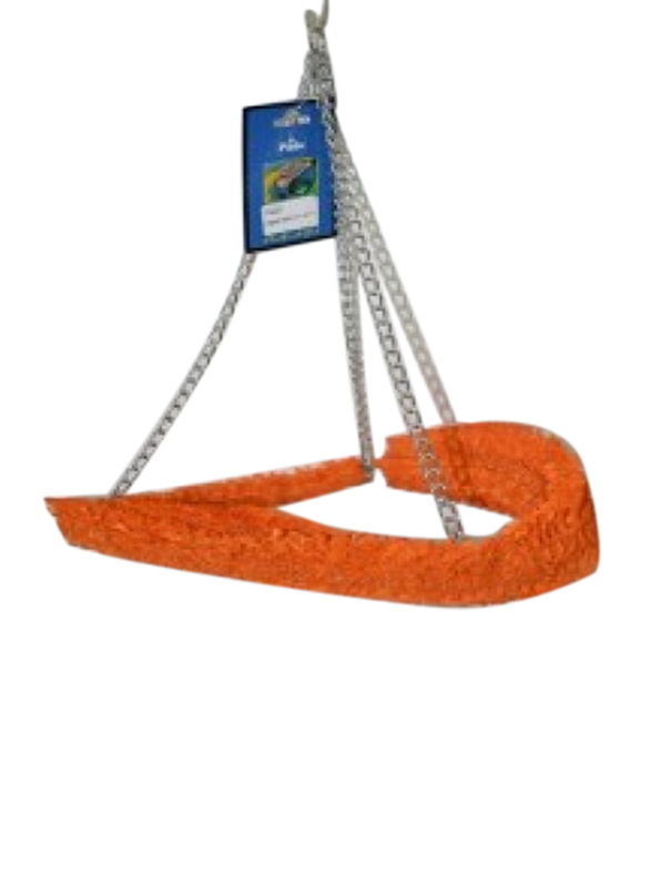 

Pado Natural Bird Toy Sponge Chain Swing, Large, Silver/Orange