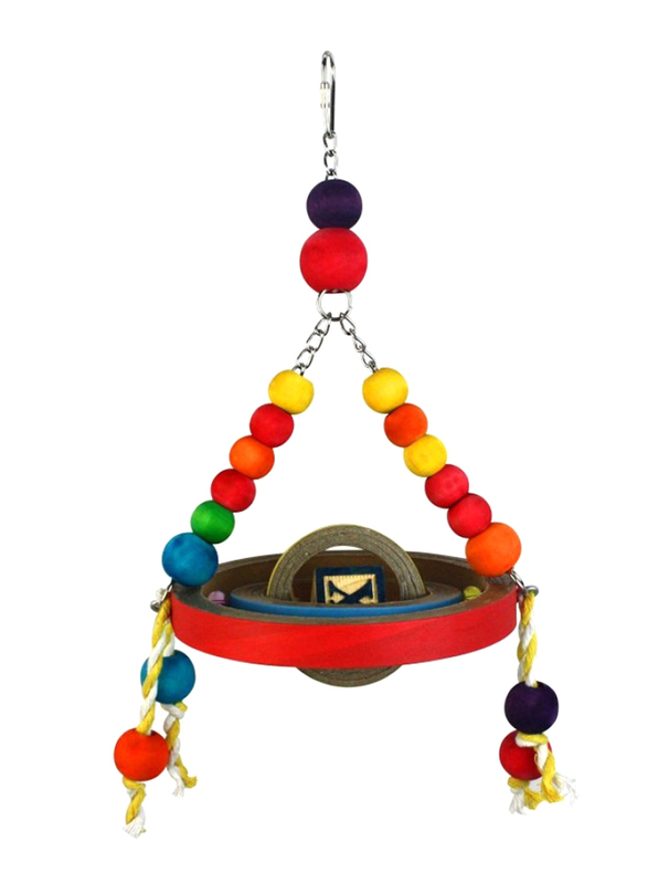 

Pado Hanging Bird Toy Disc Shape, Small, Colourful