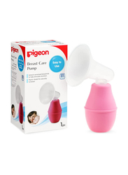 Pigeon Breast Care Plastic Pump, Pink