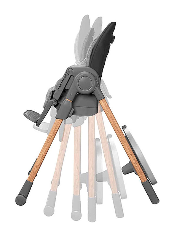 Maxi-Cosi Minla Baby Feeding High Chair with Tray and Cushion, Graphite