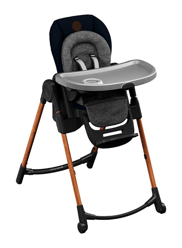 Maxi-Cosi Minla Baby Feeding High Chair with Tray and Cushion, Blue