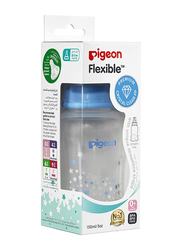Pigeon Streamline Slim Neck PP Decorated Bottle, 150ml, Blue