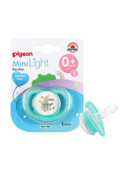 Pigeon Minilight Pacifier Unisex, Small, Aqua