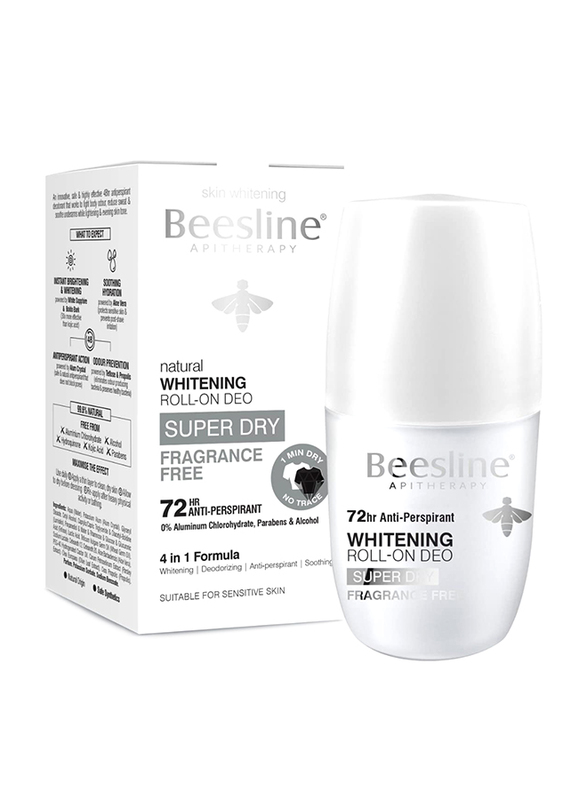 

Beesline Super Dry Whitening Roll-On Deodorant for Women, 50ml