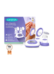 Lansinoh 2 In 1 Electric Breast Pump, Lavender