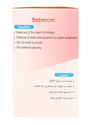 Bebecom Breast Pads, 48 Pieces, White