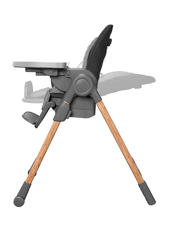 Maxi-Cosi Minla Baby Feeding High Chair with Tray and Cushion, Graphite