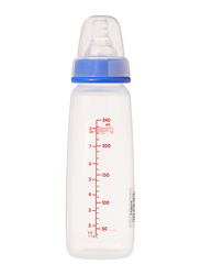 Pigeon Plastic Feeding Bottle with Transparent Cap, 240ml, Blue