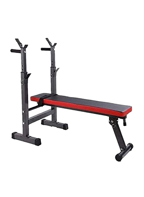 

Ultimax Adjustable Weight Bench Dumbbell Flat Stool/Chair Sit-up Bench, Black