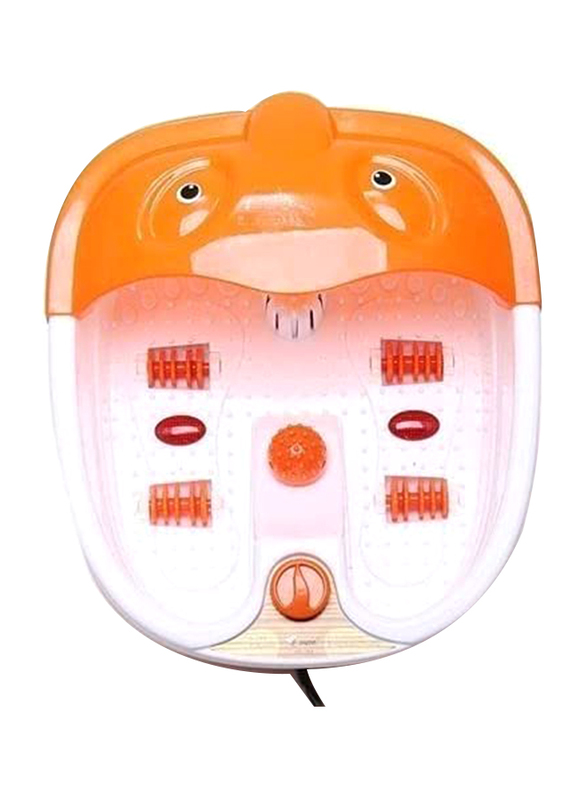 

Ultimax Multi-Function Foot Bath Massager And Spa, 500W, Orange/White