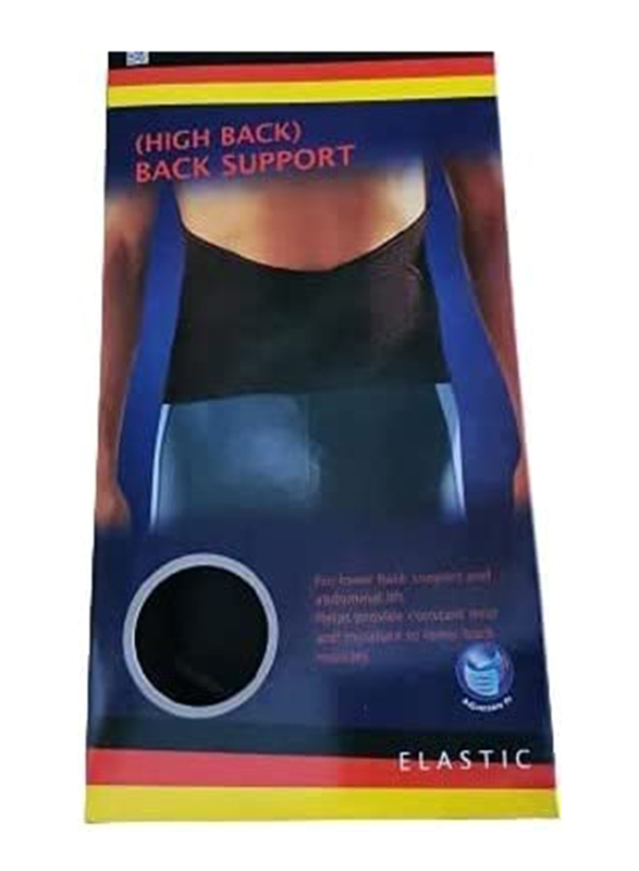 

Ultimax Fitness-Back Support High Back With Strays, Black