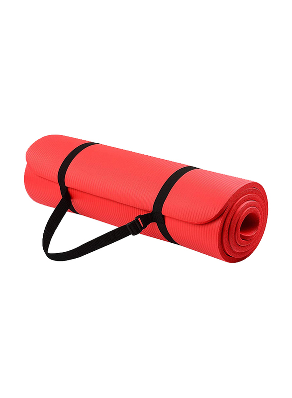 

Ultimax Non-slip Durable Thick Yoga Mat, 15 mm, Red