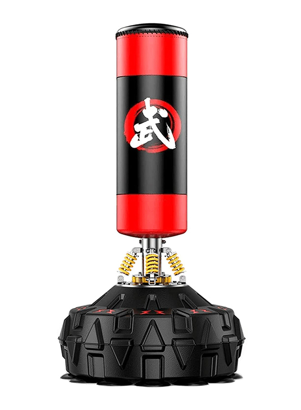 Ultimax Standing Punch Bag, 15Kg, Red/Black