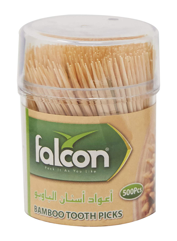 

Falcon Bamboo Toothpicks, Beige, 500 Pieces