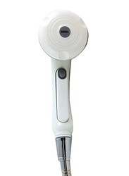 VitaPure Water Saving Shower Head with Button, White