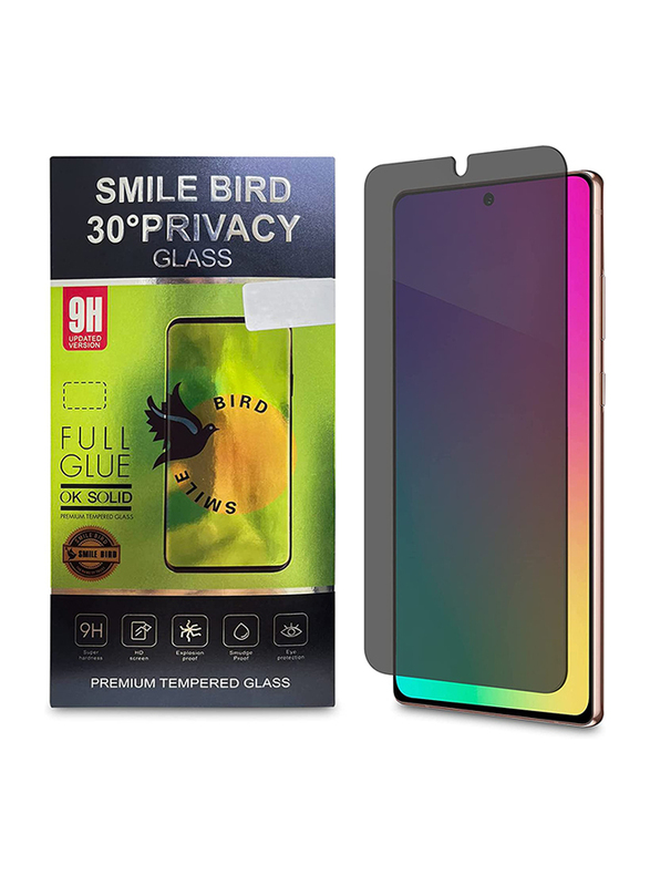 

Smile Bird Samsung Galaxy Note 10 Plus (6.8 Inch) Privacy Anti Scratch Tempered Glass Screen Protector, Clear